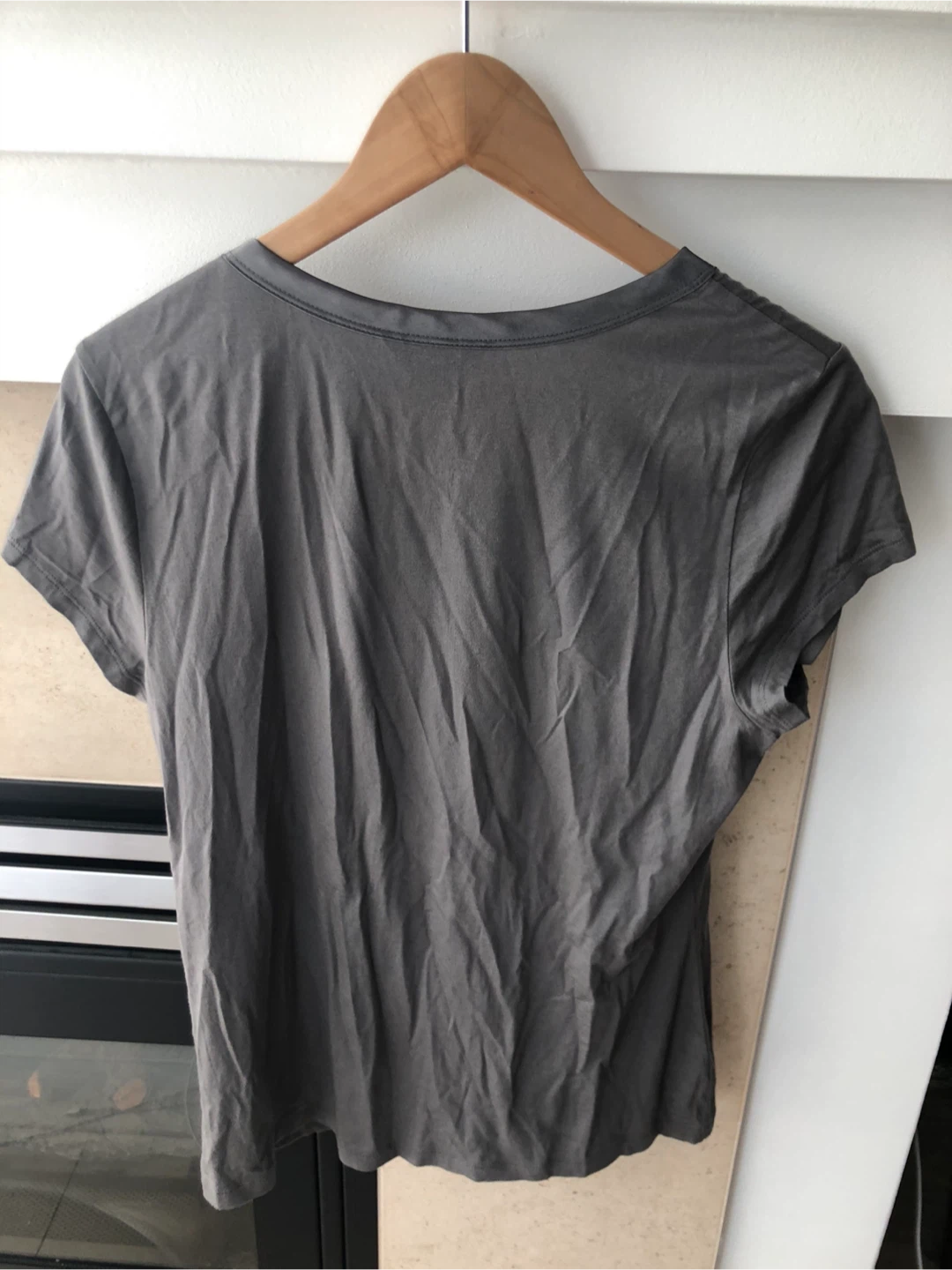Banana Republic Women's Grey T-Shirt - Size L - photo 5