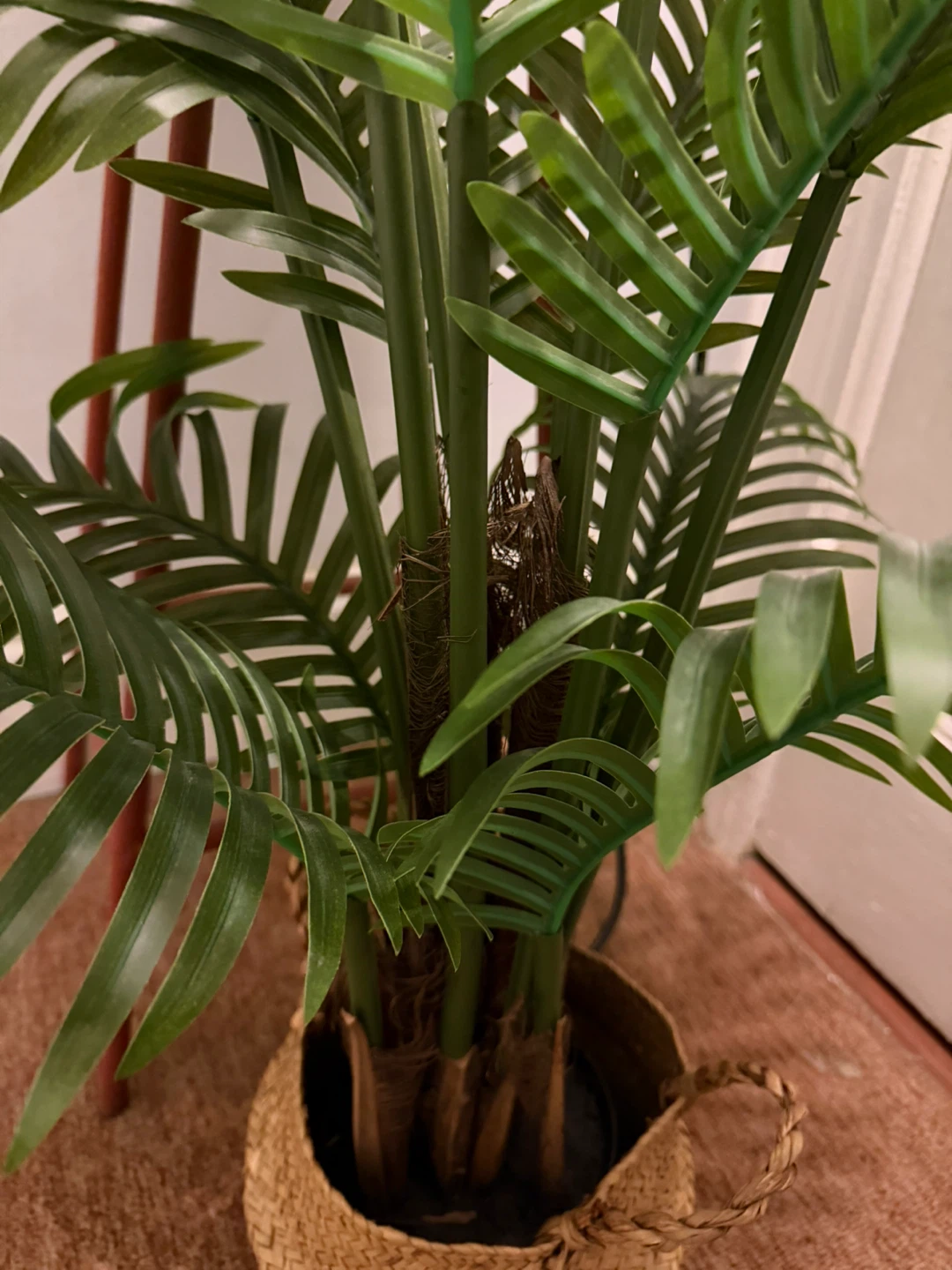 Artificial Areca Palm Plant in Woven Basket - photo 3