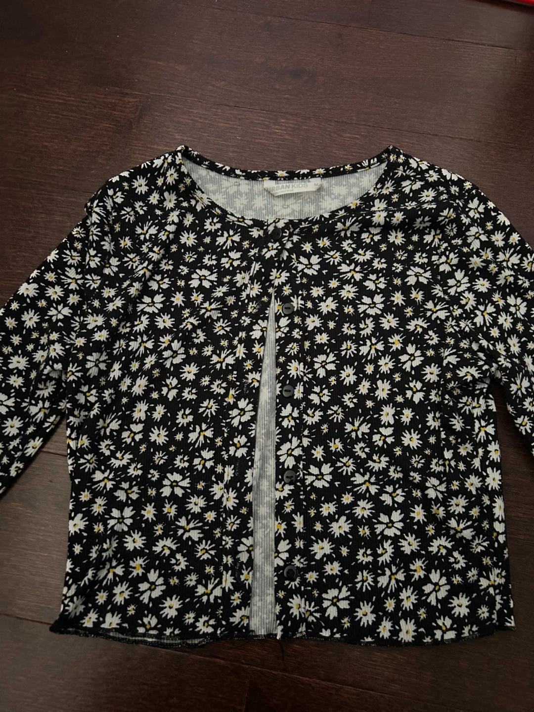 Urban Kids floral print cardigan and cami set - Size M