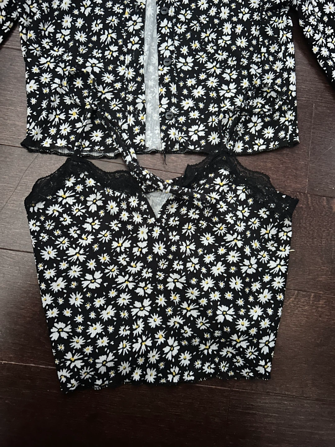 Urban Kids floral print cardigan and cami set - Size M - photo 2