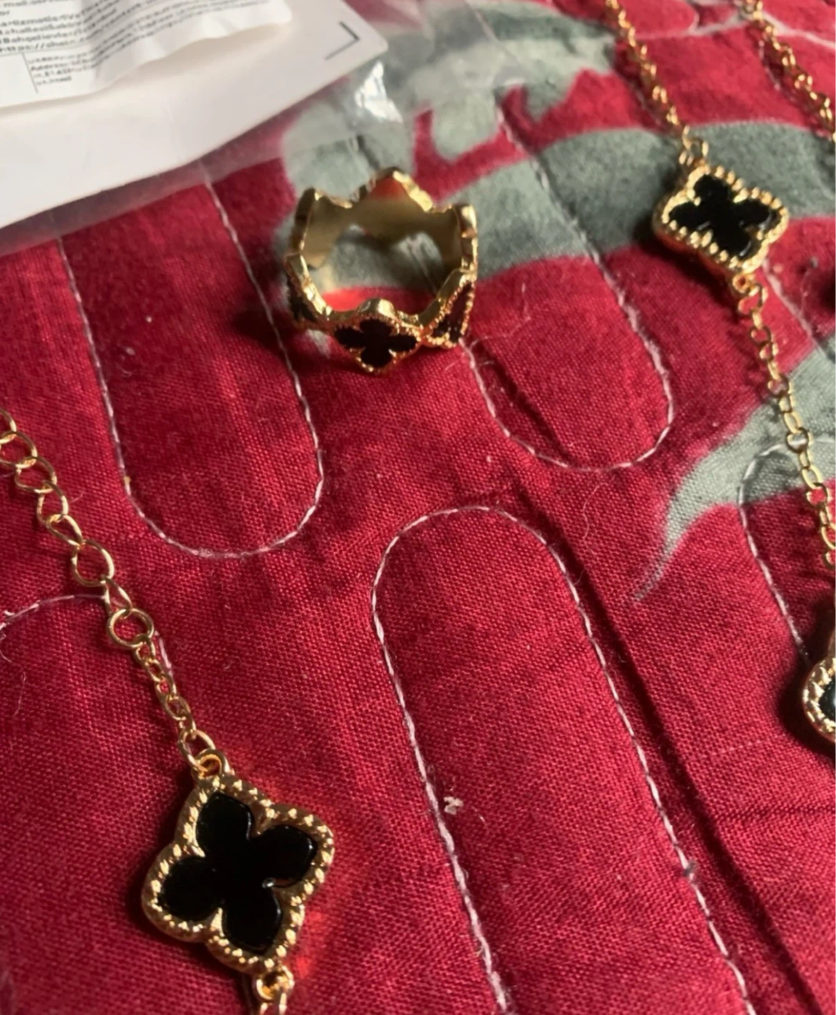 Four leaf clover, Fashionable Jewelry Set - photo 4