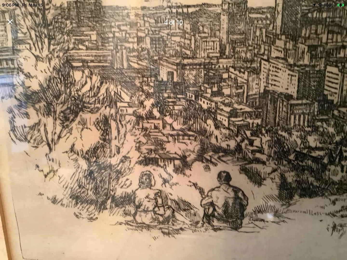 Vt Etching “Montreal from the Lookout” Cdn Ernst Neumann 🐞 - photo 4