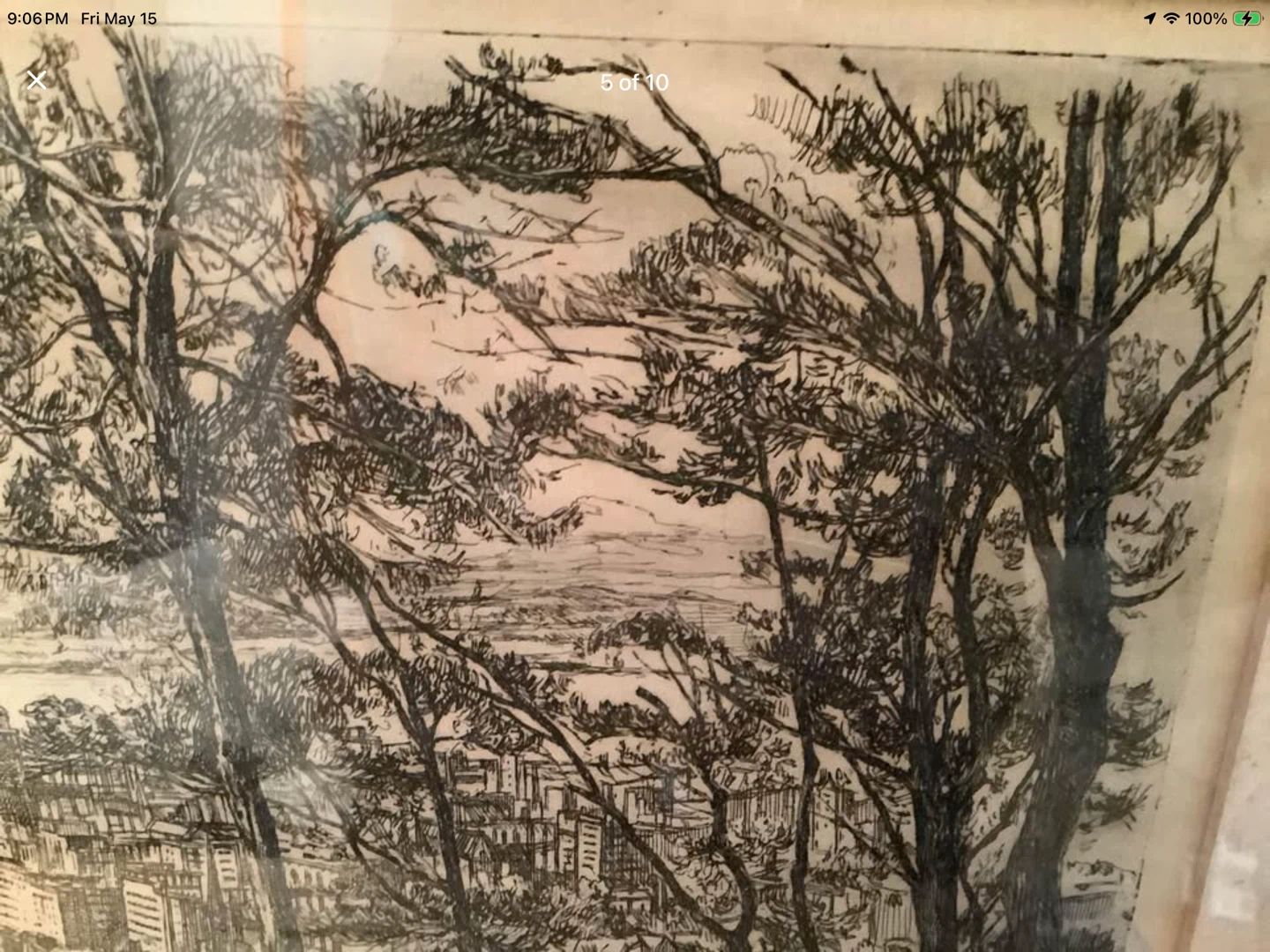 Vt Etching “Montreal from the Lookout” Cdn Ernst Neumann 🐞 - photo 5