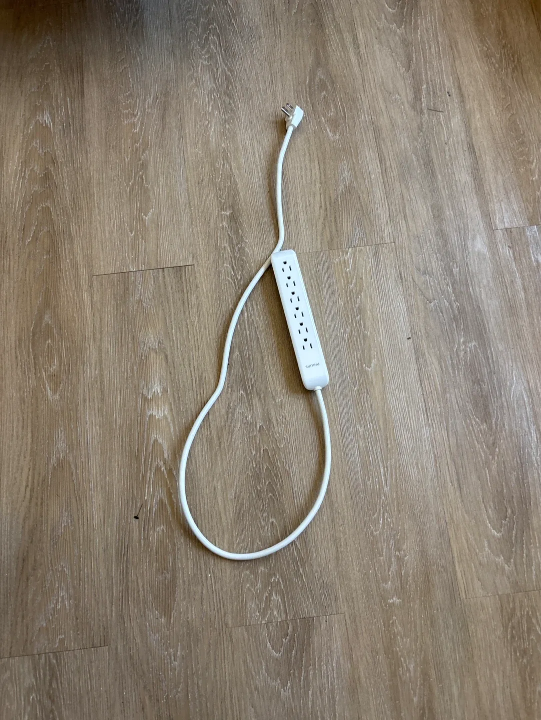 White Power Strip Surge Protector