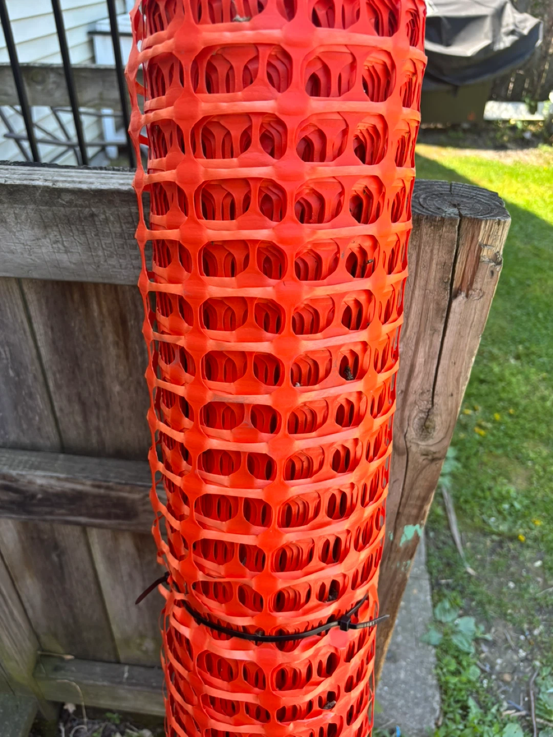 Orange Plastic Safety Fence Mesh - photo 3