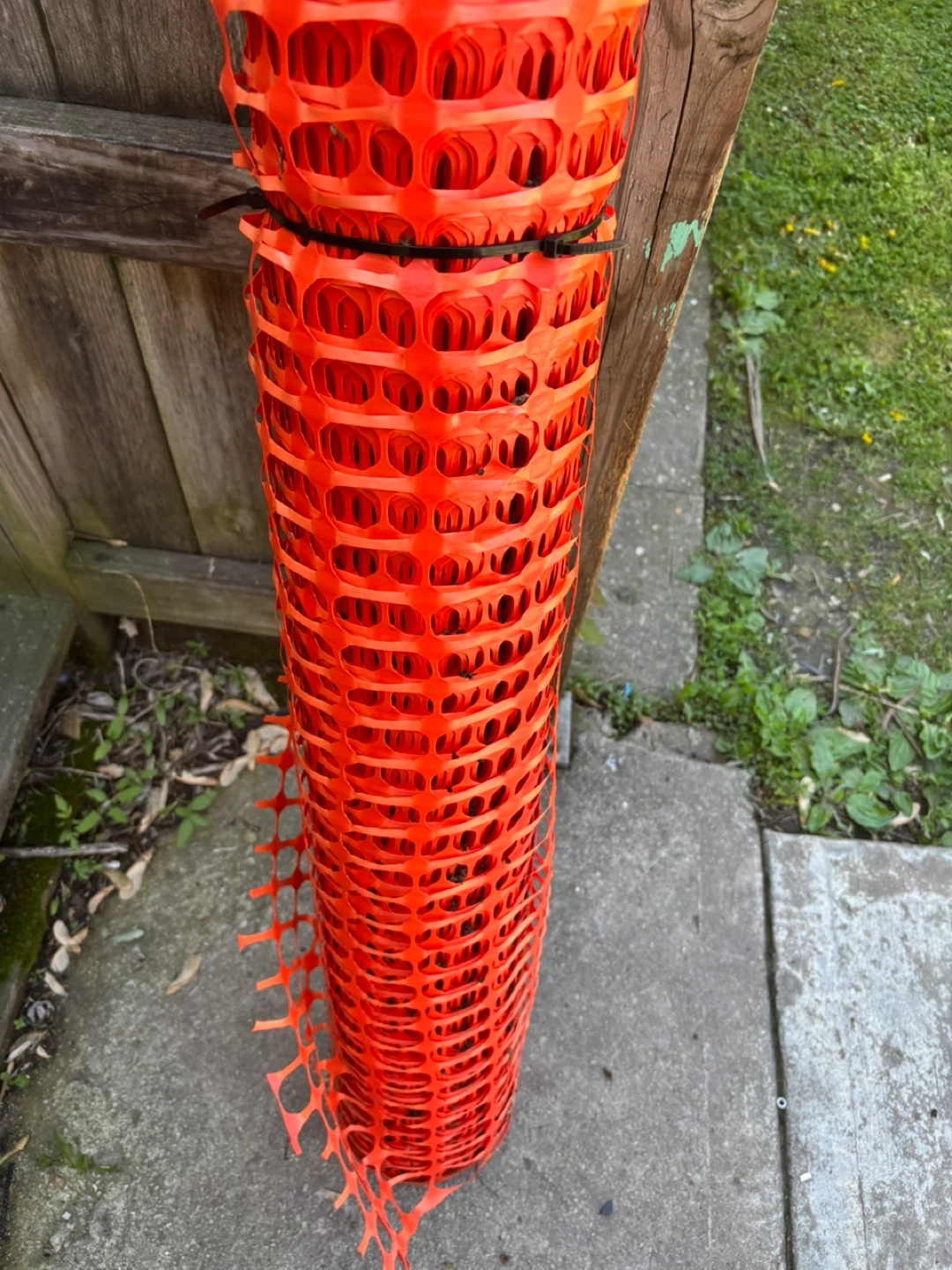 Orange Plastic Safety Fence Mesh - photo 2