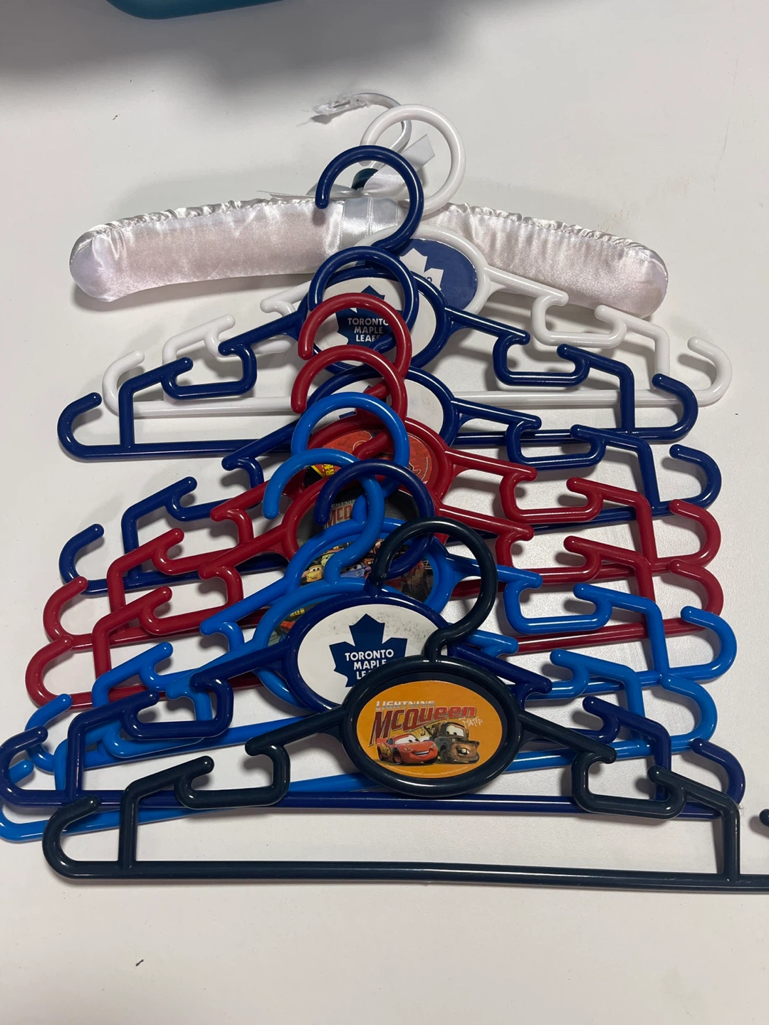 FREE!   10 Kids' Hangers with Cars & Spiderman Designs - photo 3