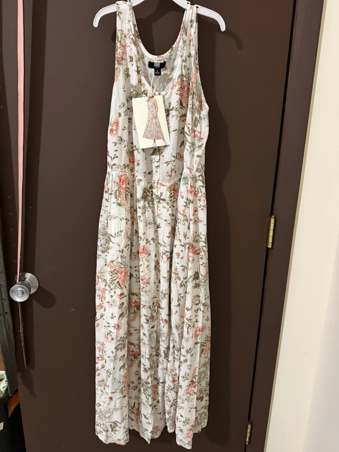 White Floral Maxi Dress