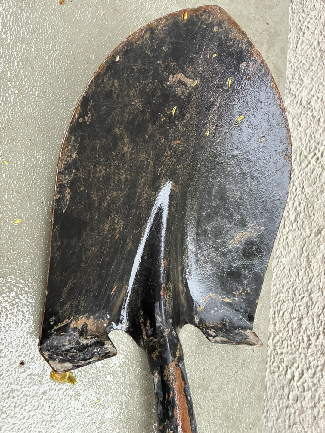 $1 real price metal garden shovel tempered steel broken shaft - photo 3
