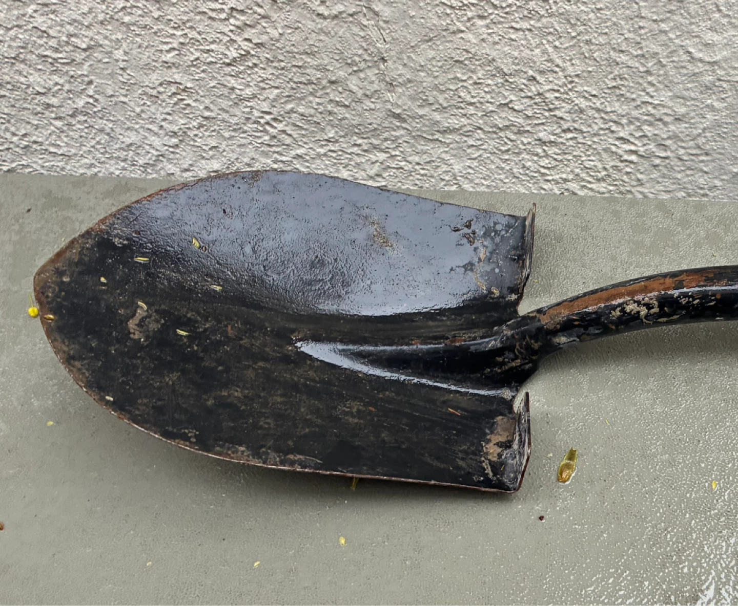 $1 real price metal garden shovel tempered steel broken shaft