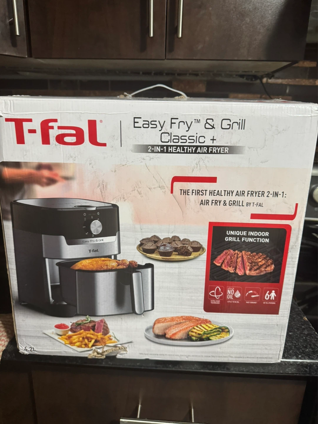 T-fal Easy Fry & Grill Classic+ 2-in-1 Air Fryer - photo 3