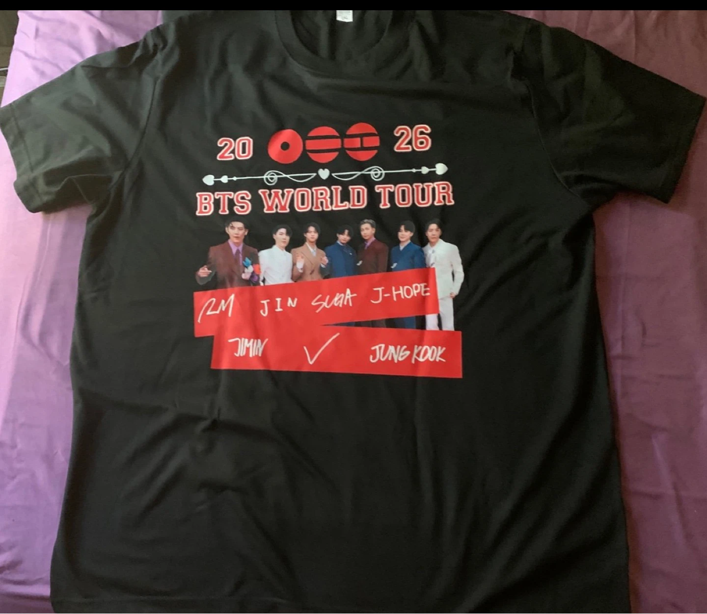 BTS Arirang 2026 two sided tshirt  - world tour ARMY is back - photo 2