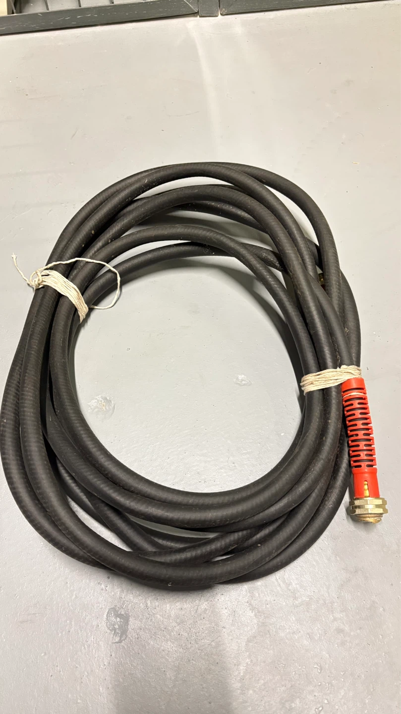 Heavy Duty Rubber Hose with Brass Fittings