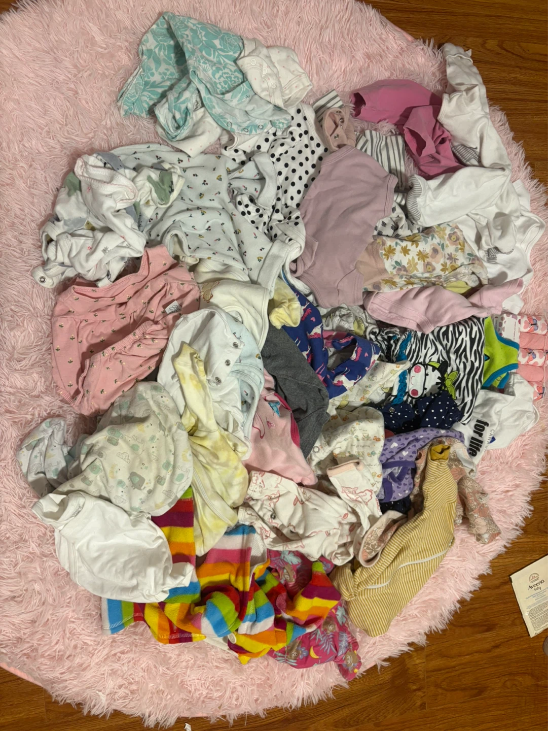 Baby girl Clothes Bundle (Sleepers, Bodysuits, Gown)