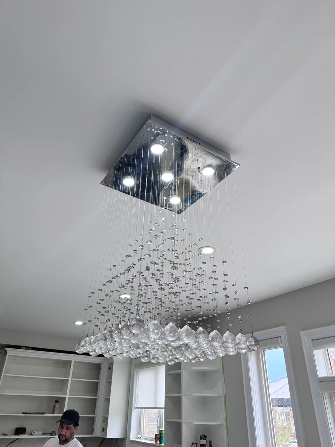 Modern Crystal Chandelier Pendant Light Fixture - photo 3