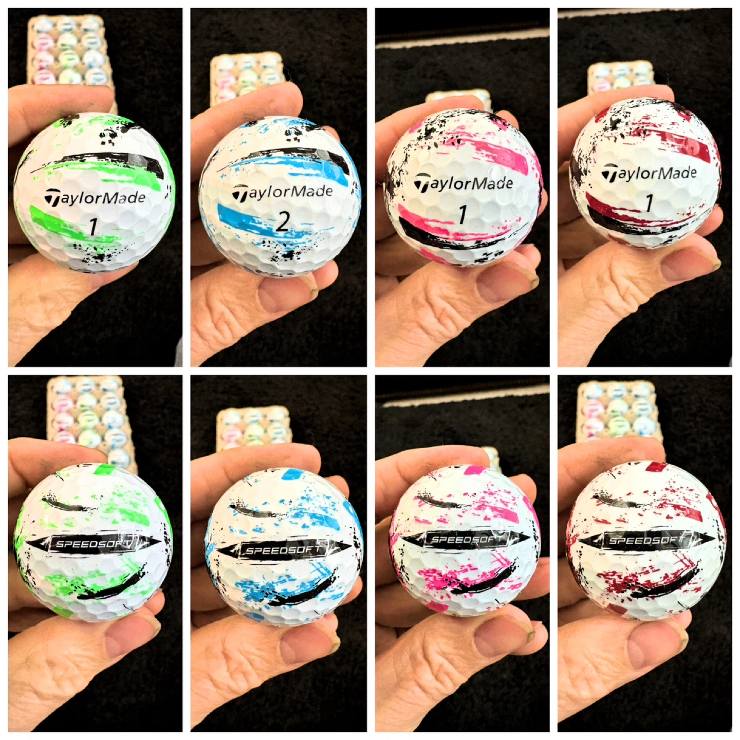 18 Taylormade Speedsoft Ink Golf Balls - photo 3