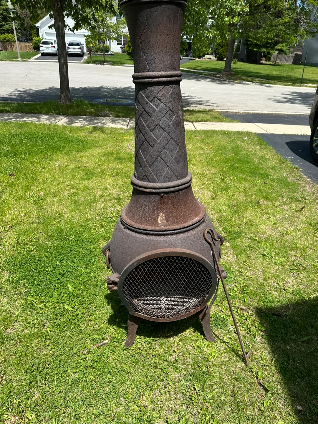 Outdoor Chiminea Fire Pit - photo 2
