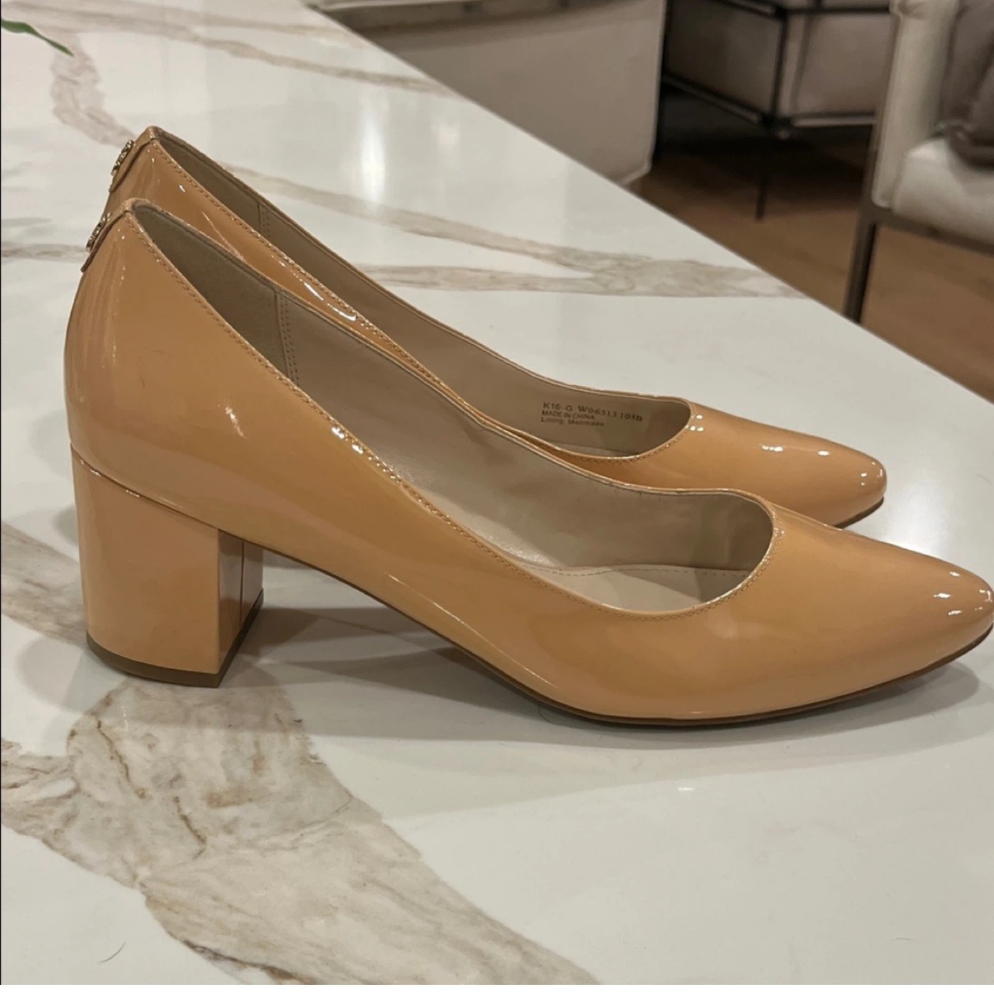 Cole Haan Patent Leather Block Heels