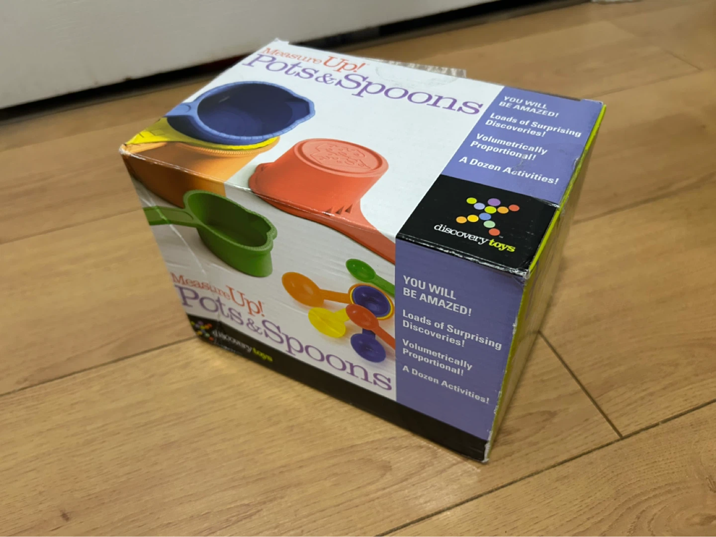 Discovery Toys Measure Up! Pots & Spoons Set (new in box)