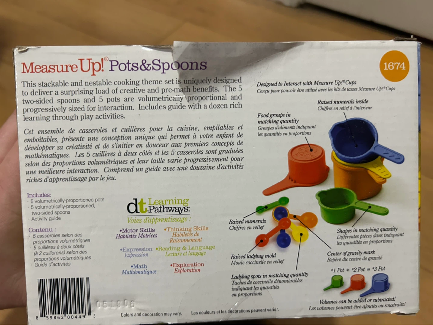 Discovery Toys Measure Up! Pots & Spoons Set (new in box) - photo 2
