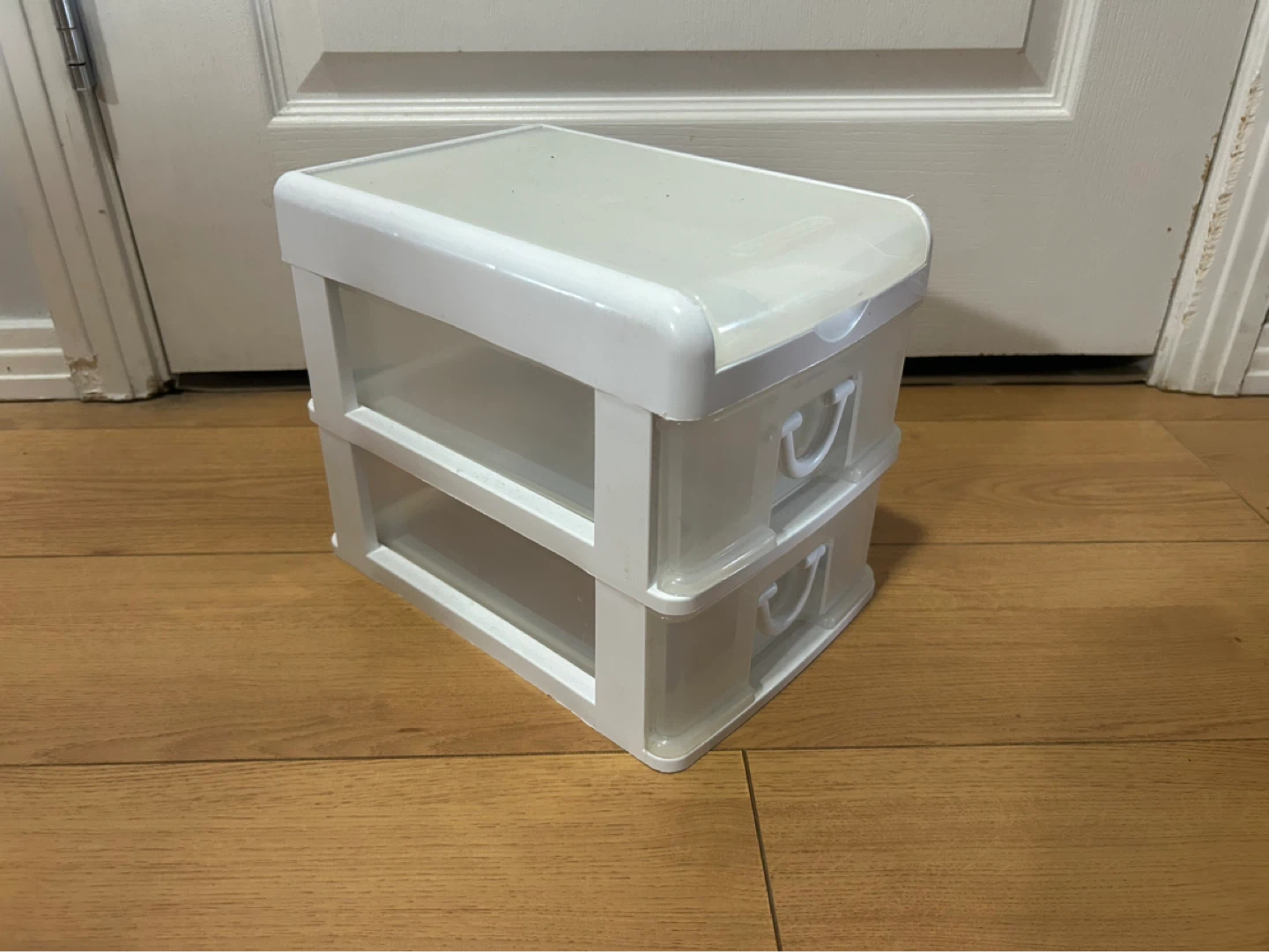 Gracious Living White 2-Drawer Desktop Organizer - photo 2