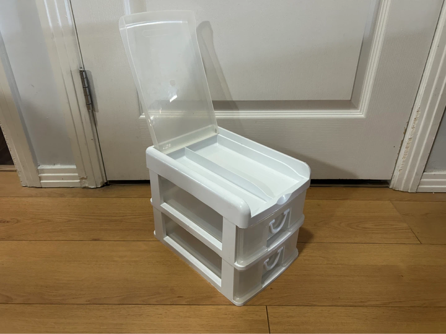 Gracious Living White 2-Drawer Desktop Organizer