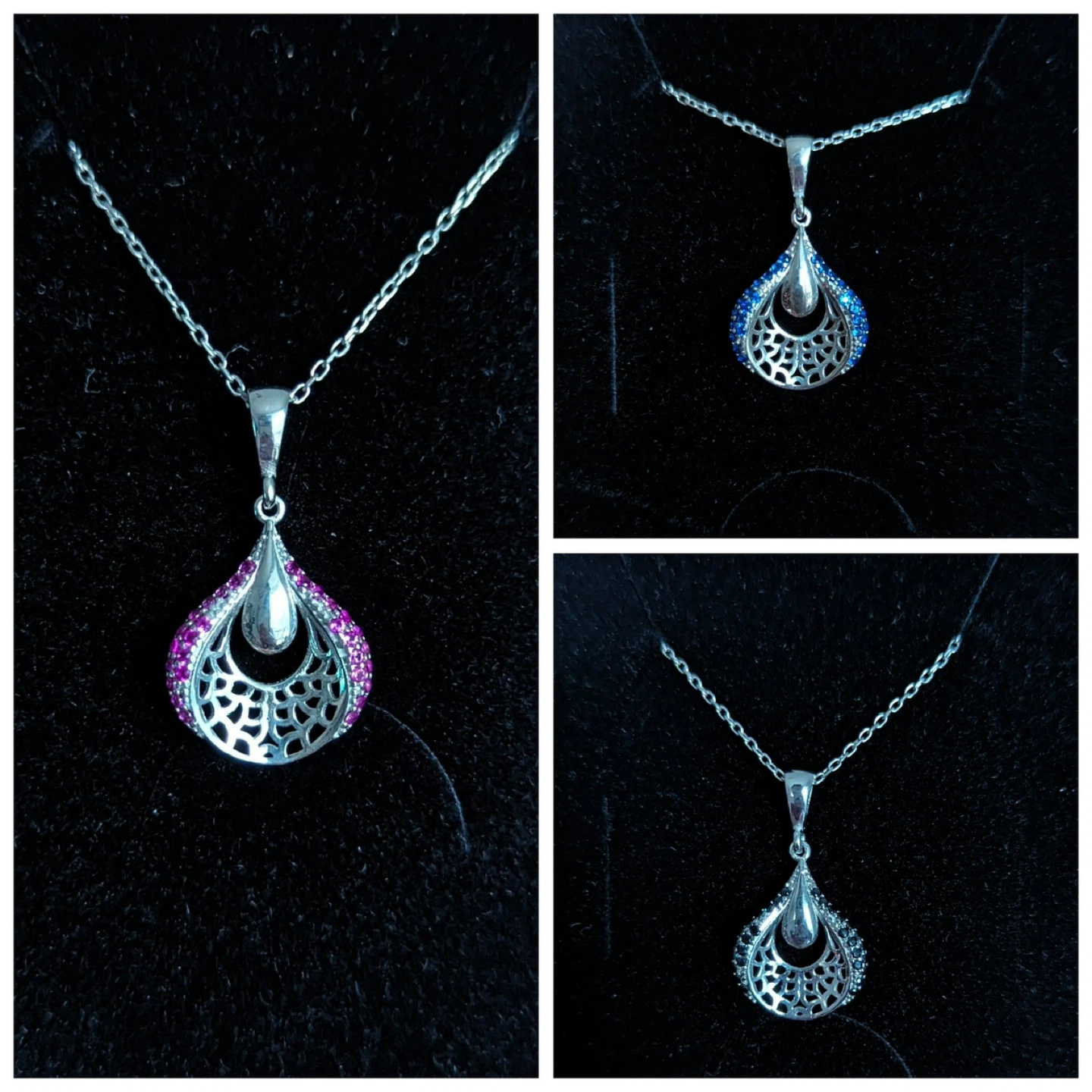 Silver Collection of 28 Necklaces - photo 2