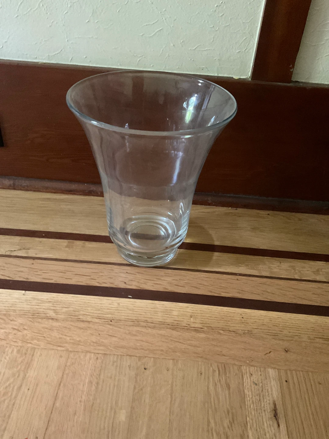 Clear Glass Vase