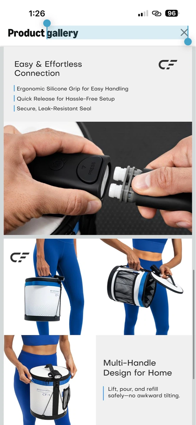 CF CryoFORCE CF-1 Cold Therapy System - photo 3