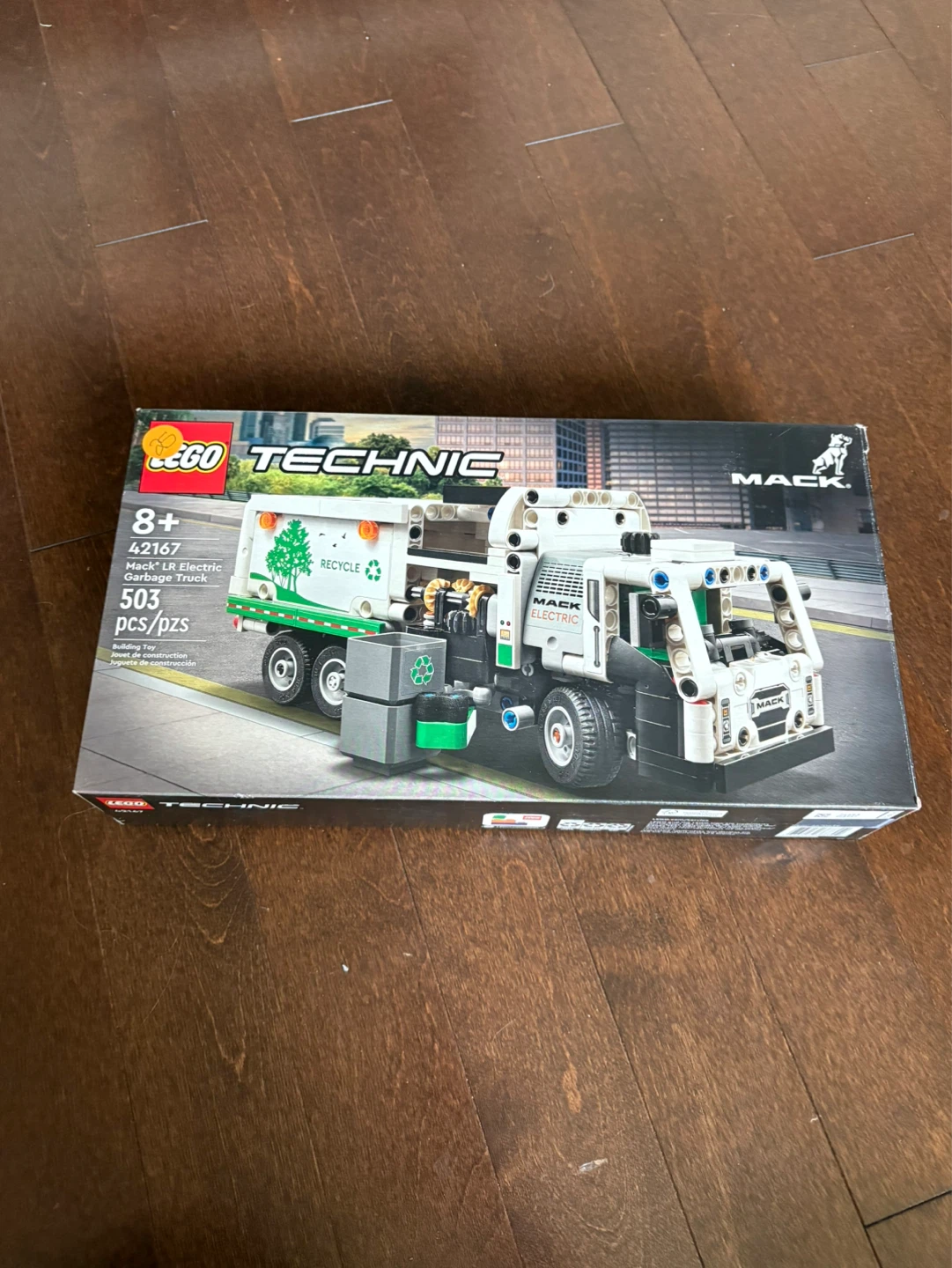 LEGO Technic 42167 Mack LR Electric Garbage Truck Building Toy