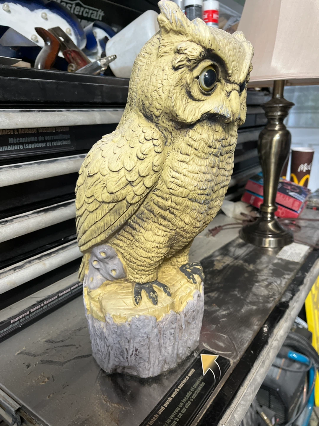 Garden Owl Statue - photo 3