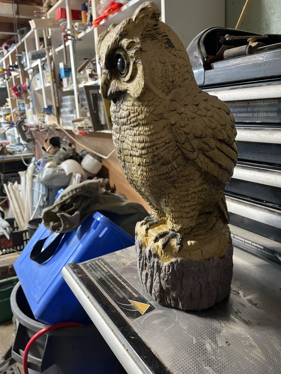 Garden Owl Statue - photo 2