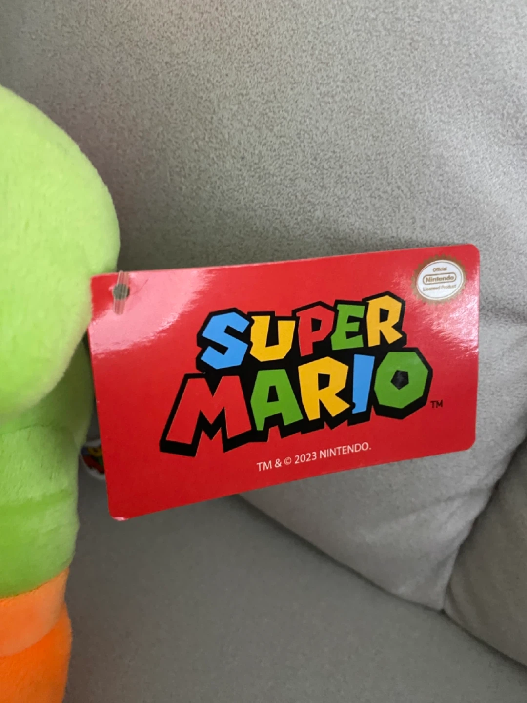 NEW! Super Mario Yoshi Plush Toy with tags! - photo 2