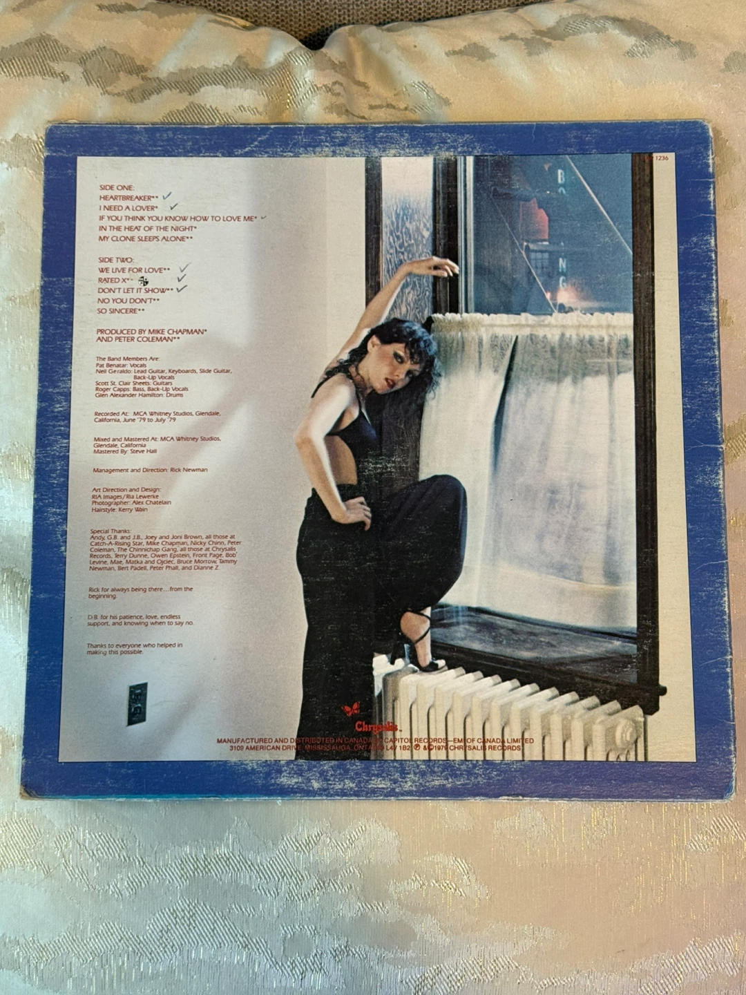 Pat Benatar Vinyl Record - photo 2