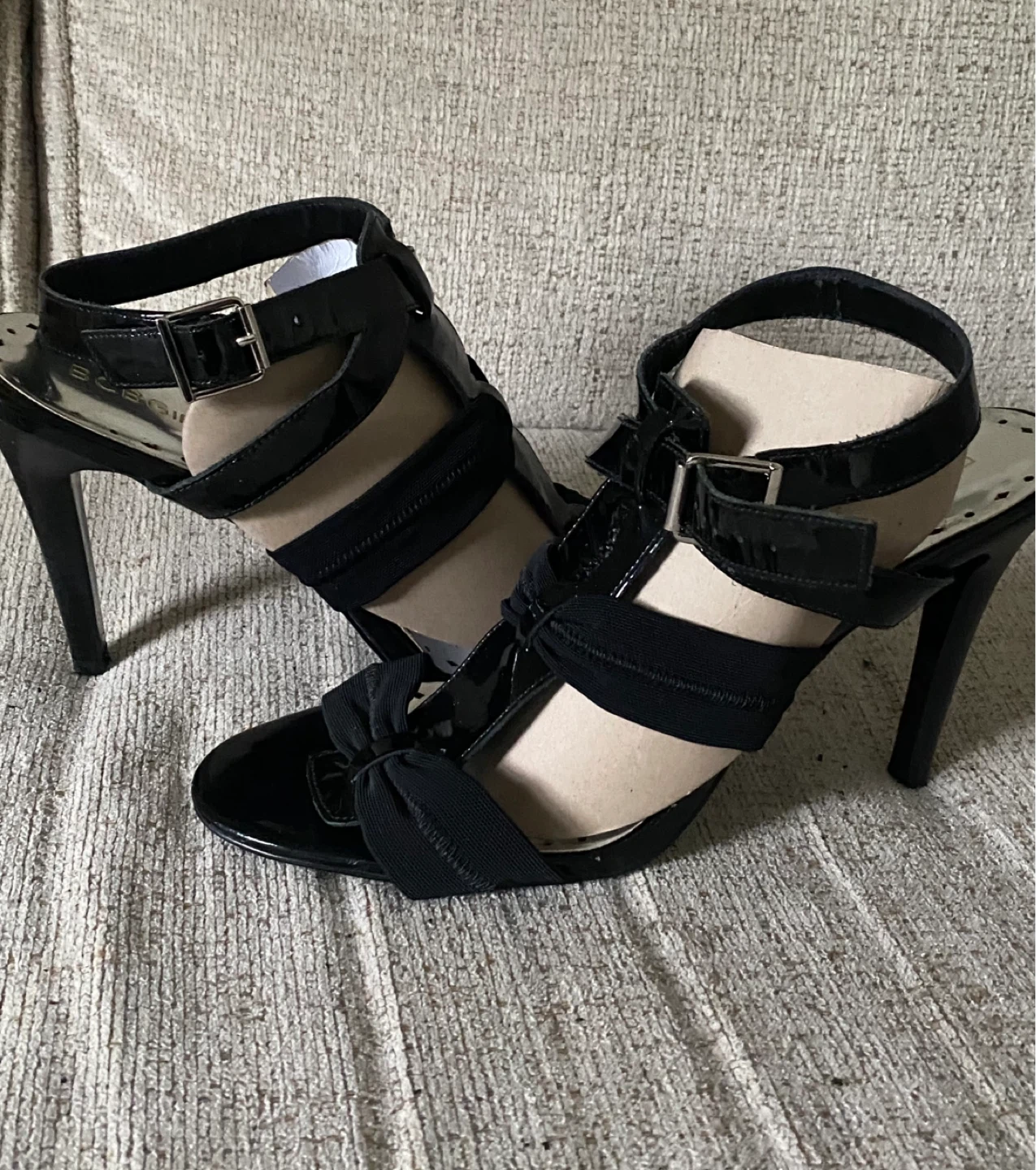 BCBGIRLS Liny Black Heels Shoes, Size 9.5 - photo 3