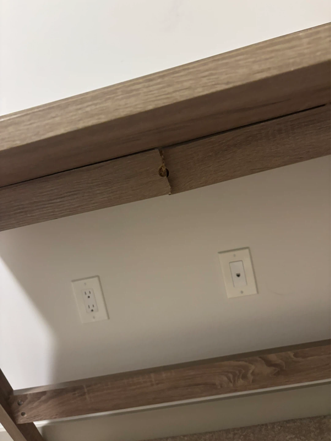 Wooden Desk with Hutch - photo 3