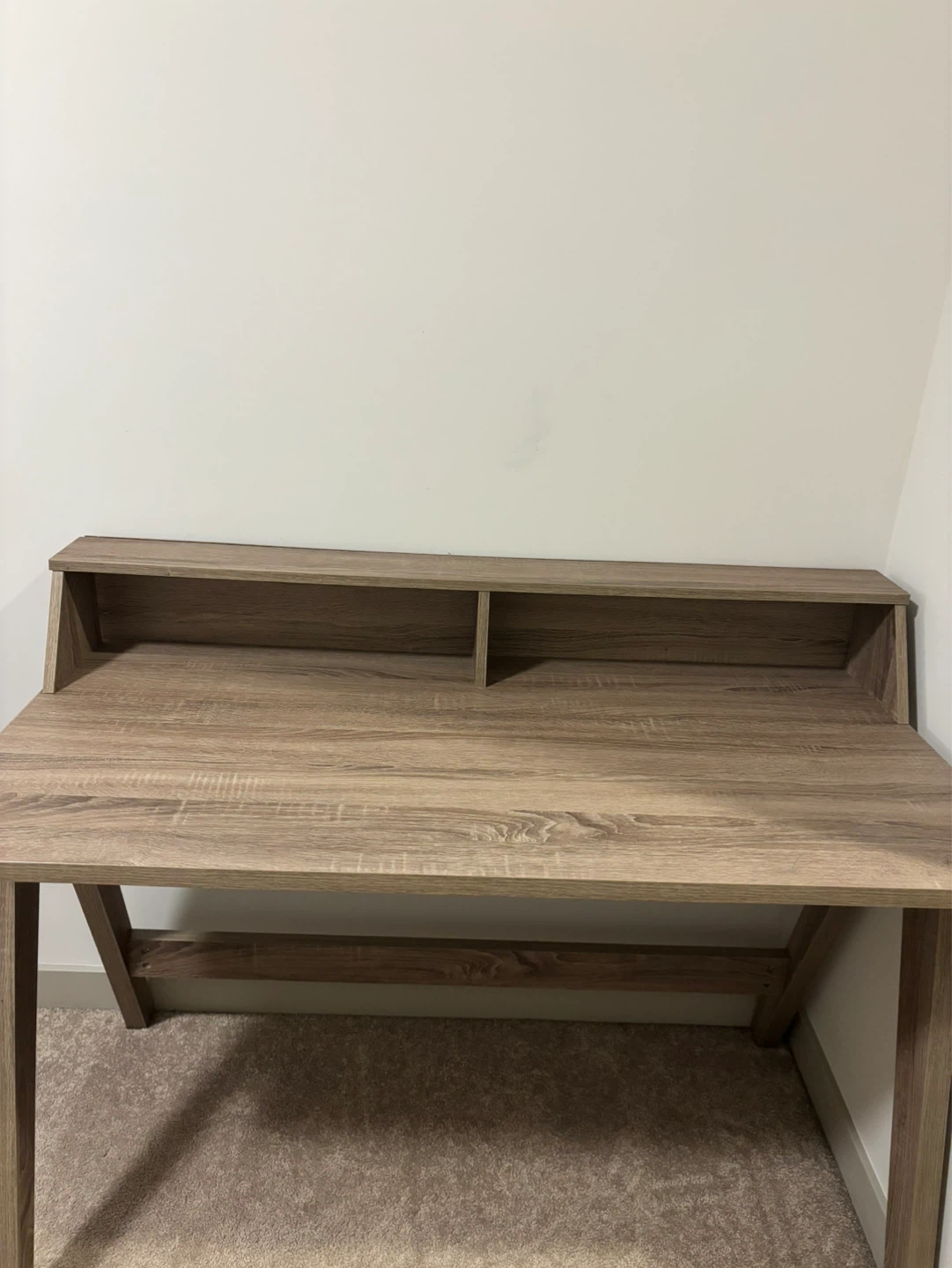 Wooden Desk with Hutch - photo 2
