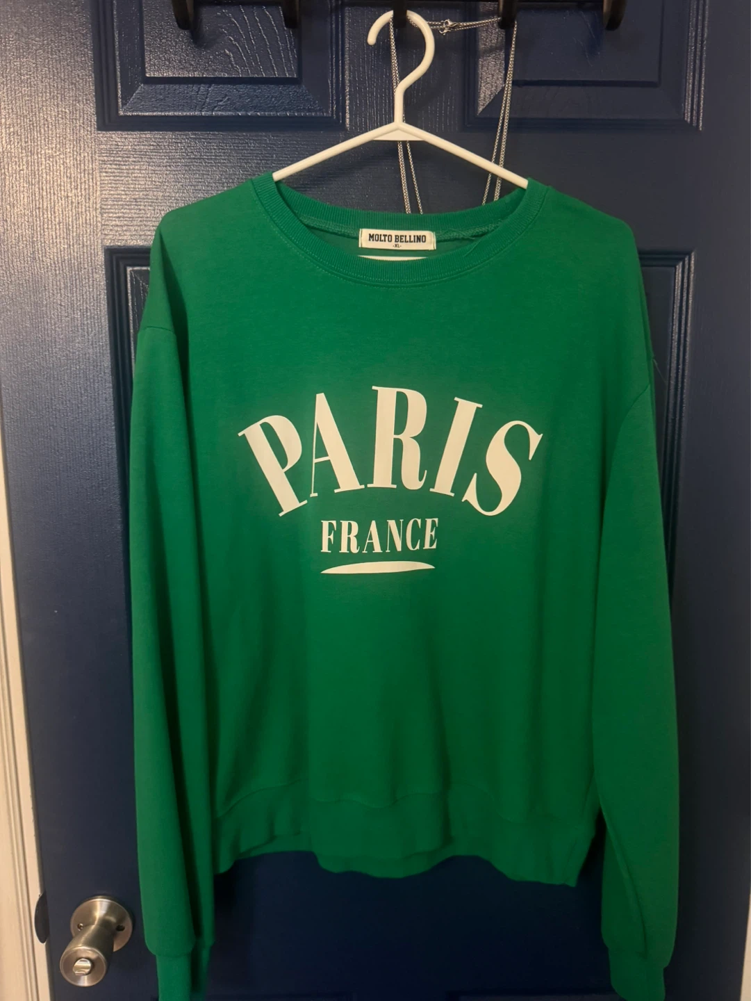 Paris France Sweatshirt - Green