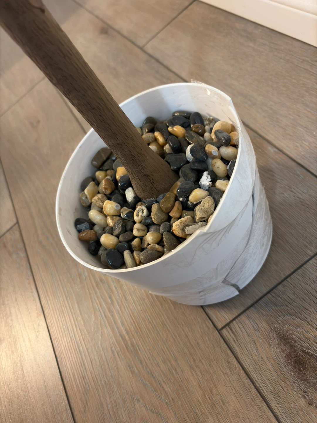 5ft artificial olive tree NOTE: plastic planter broken - photo 4