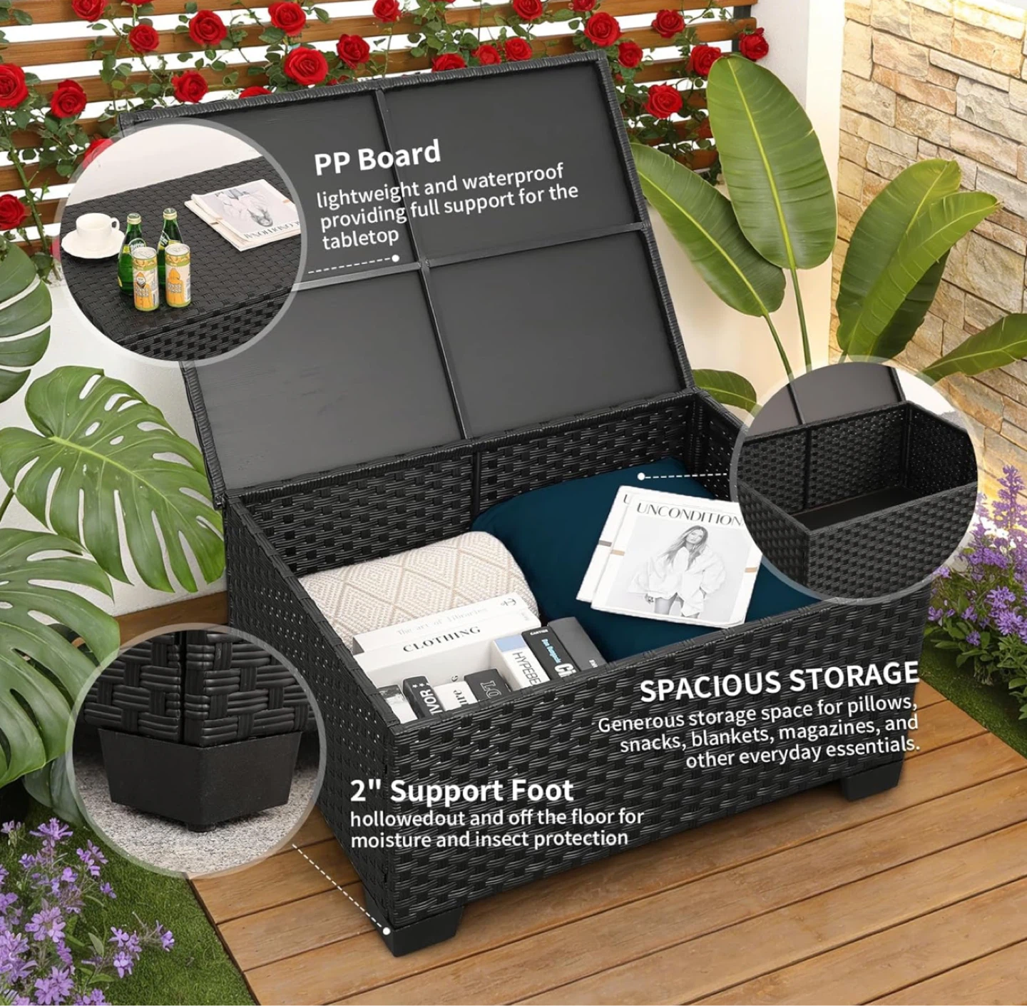 NEW! Outdoor Wicker Sectional Sofa Set - photo 5