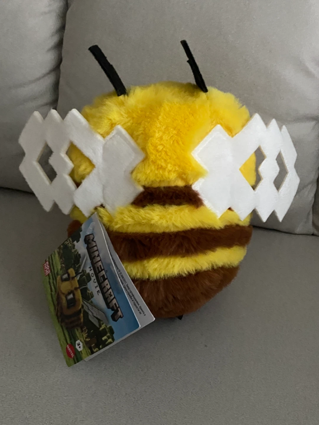 NEW! Minecraft Bumble Bee Plush Toy with Tags! - photo 4