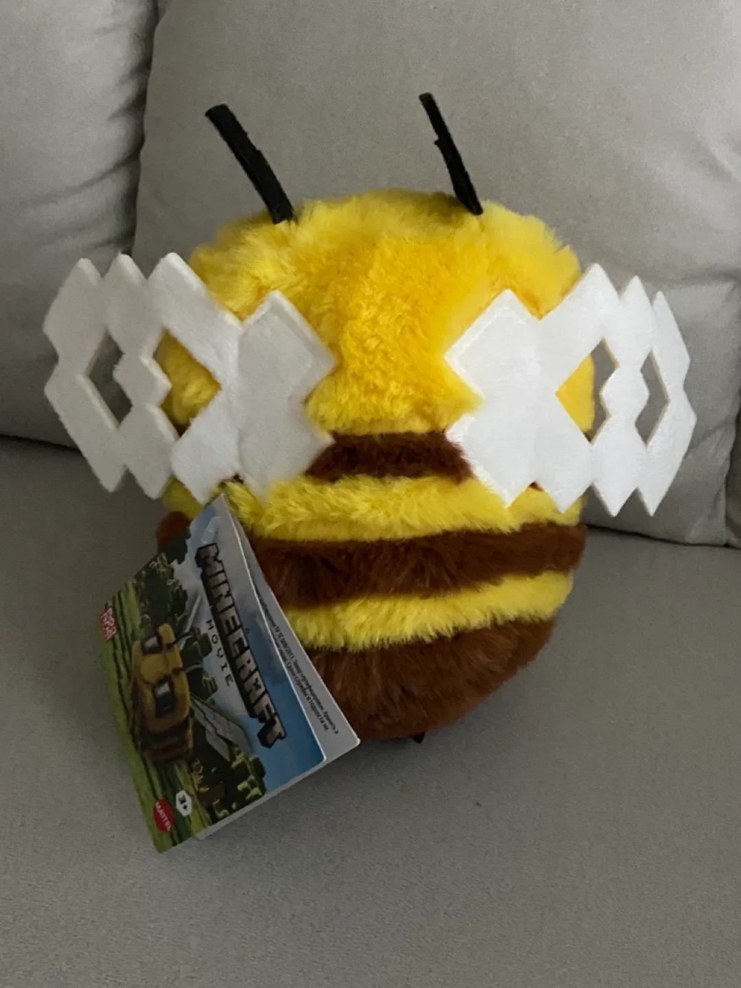 NEW! Minecraft Bumble Bee Plush Toy with Tags! - photo 4