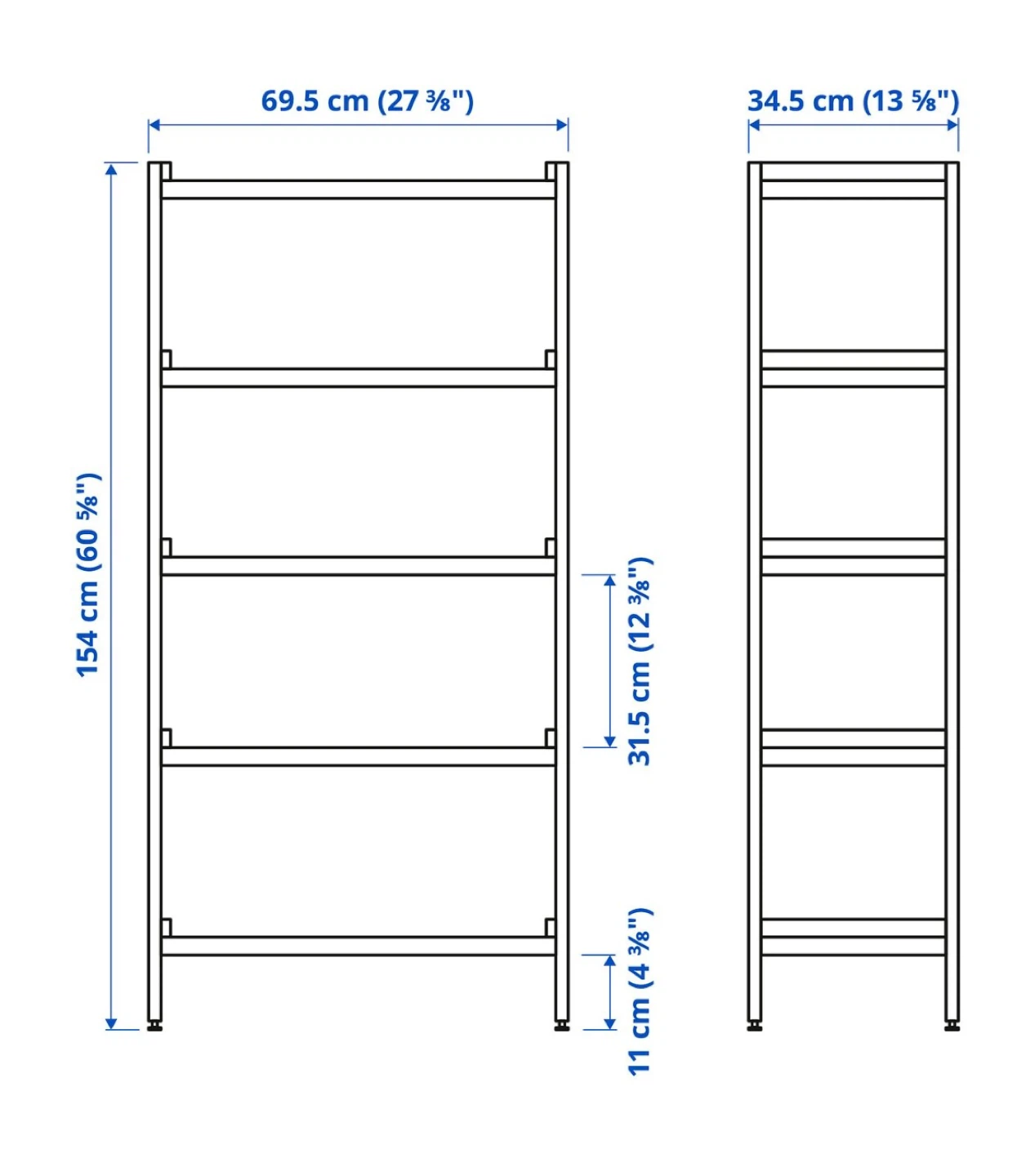 IKEA EKENABBEN Open Shelf Unit - Aspen/White - photo 2
