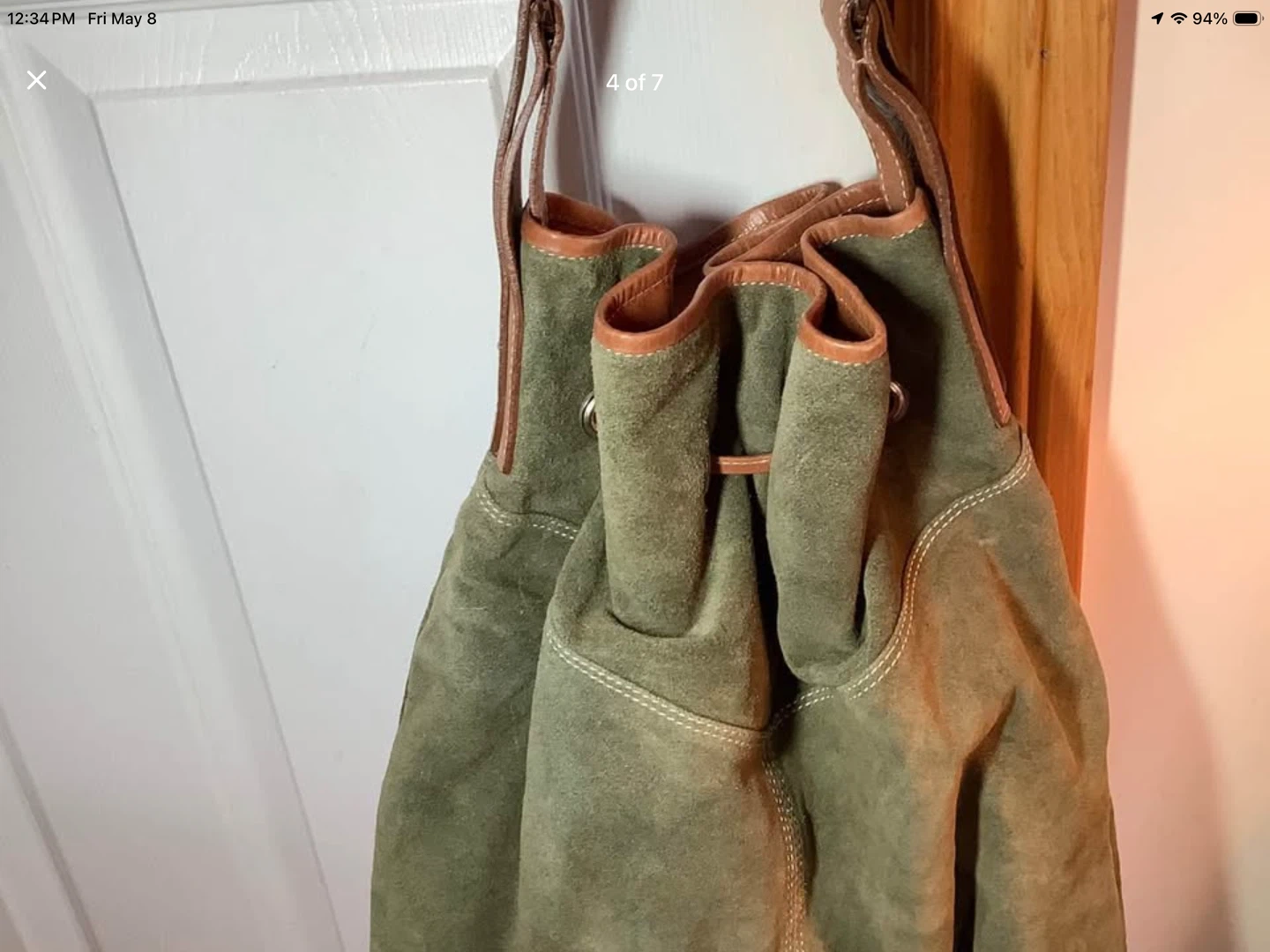 Lg Suede/Leather Nino Bossi Women’s Hand Bag 🐞 - photo 5