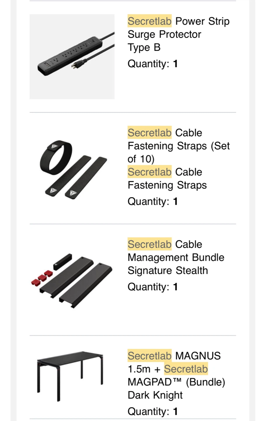 Secretlab Magnus Desk Bundle with Accessories - photo 3