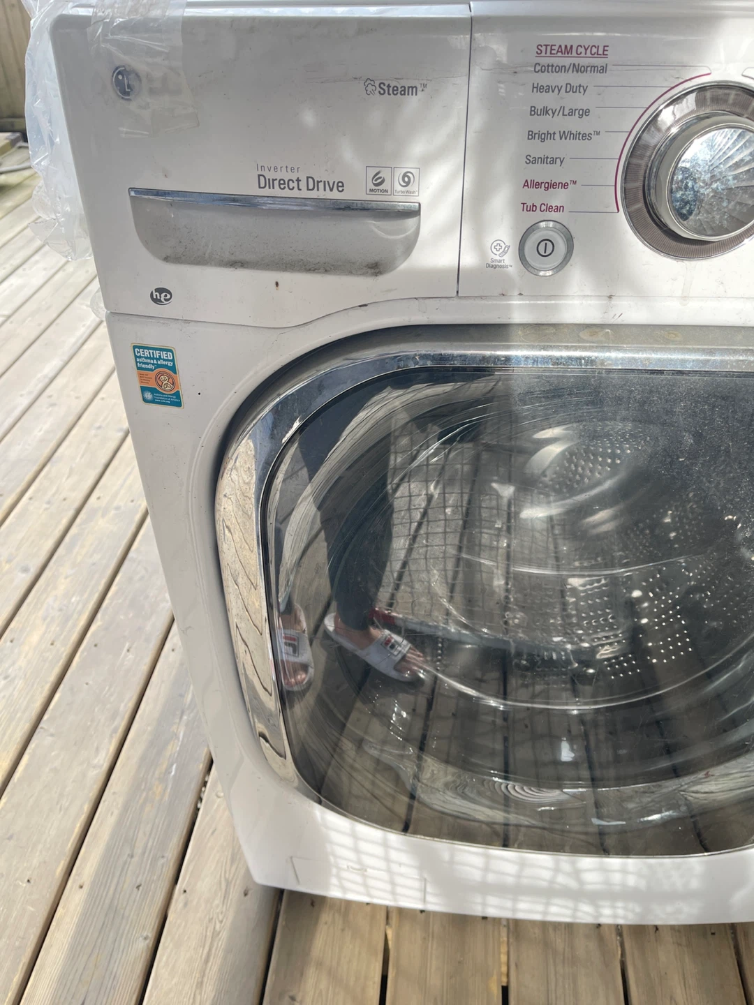 LG Inverter Direct Drive Washing Machine with Steam - photo 2