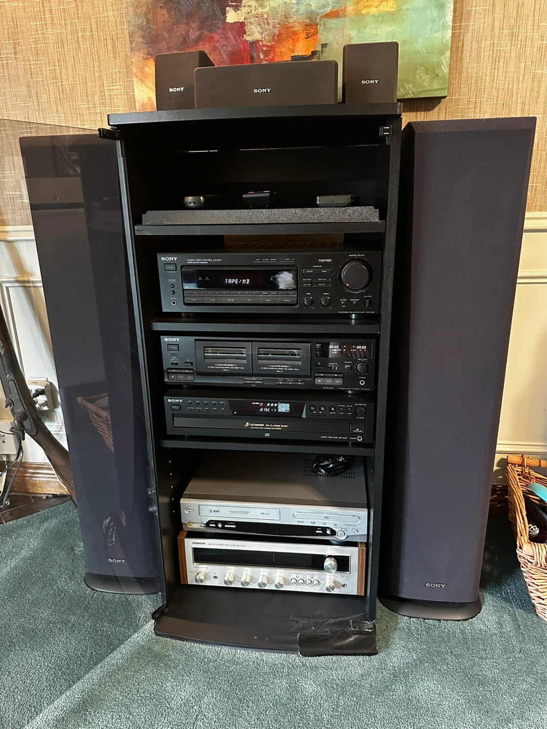 Sony Stereo System with Speakers