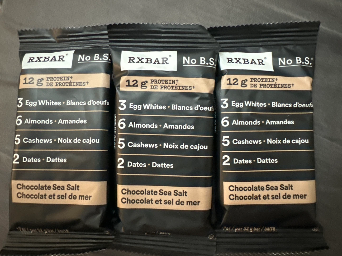 RXBAR Chocolate Sea Salt Protein Bars (3-pack)