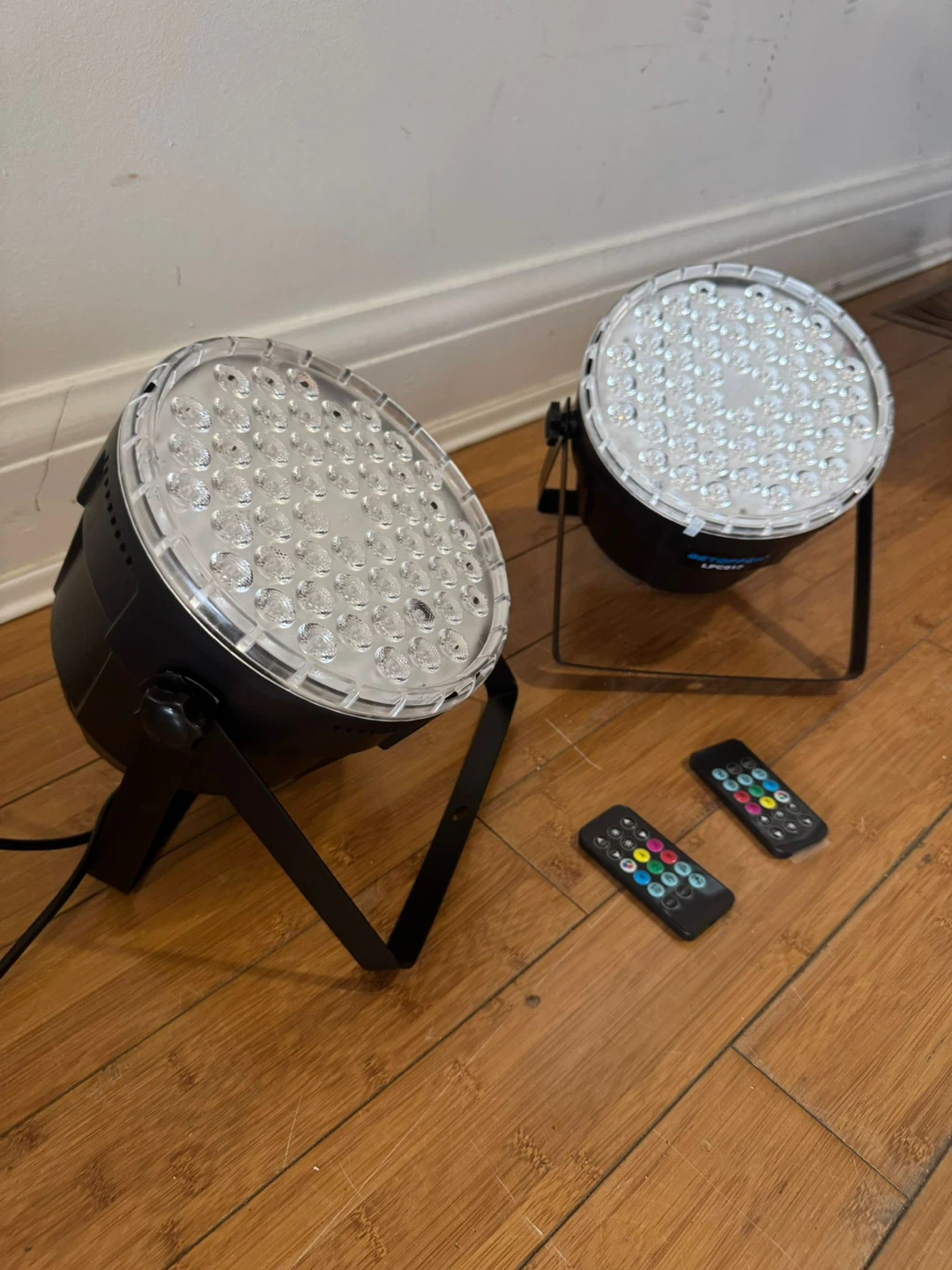 BETOPPER Stage Par Lights with Remote Control - 2 Pack