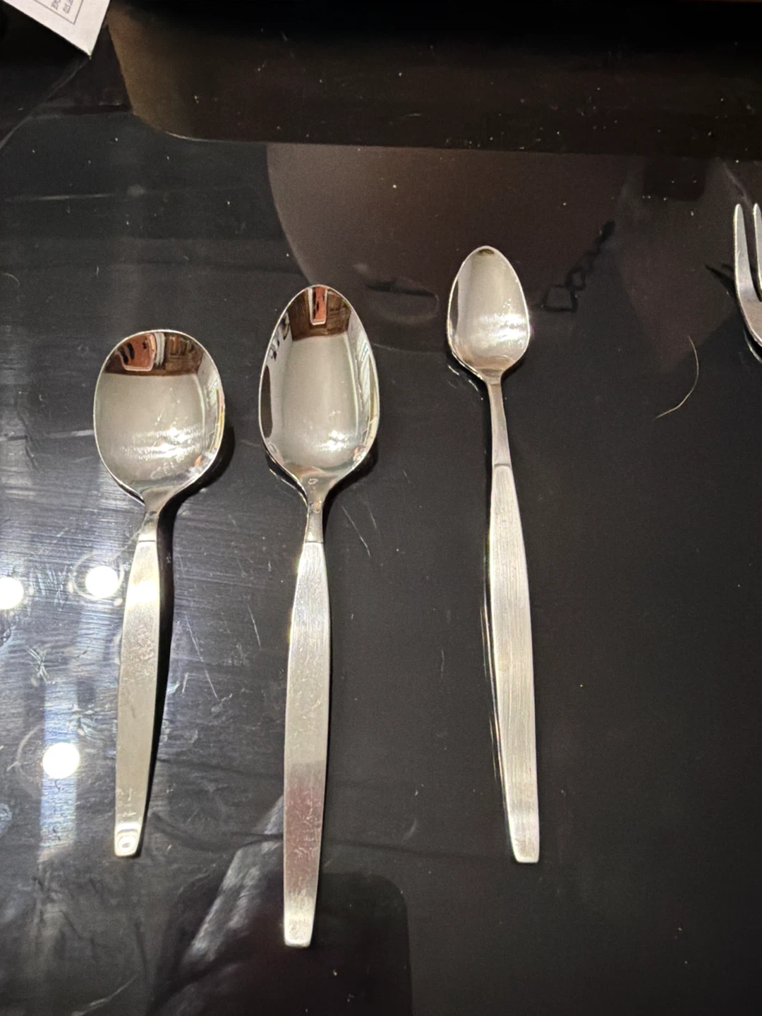 Set of 6 Stainless Steel Utensils - Spoons and Forks - photo 2